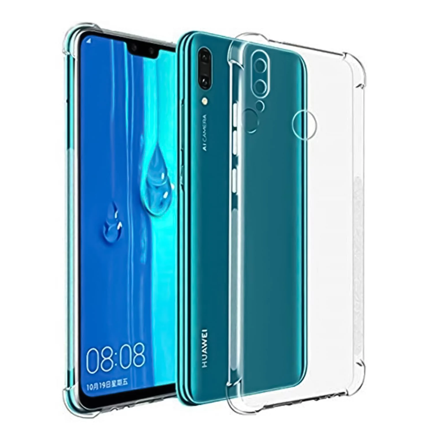 DL3 Mobilak Clear TPU Protective Case for Honor 600 Pro 5G with Camera Protection and Shockproof Design - Clear