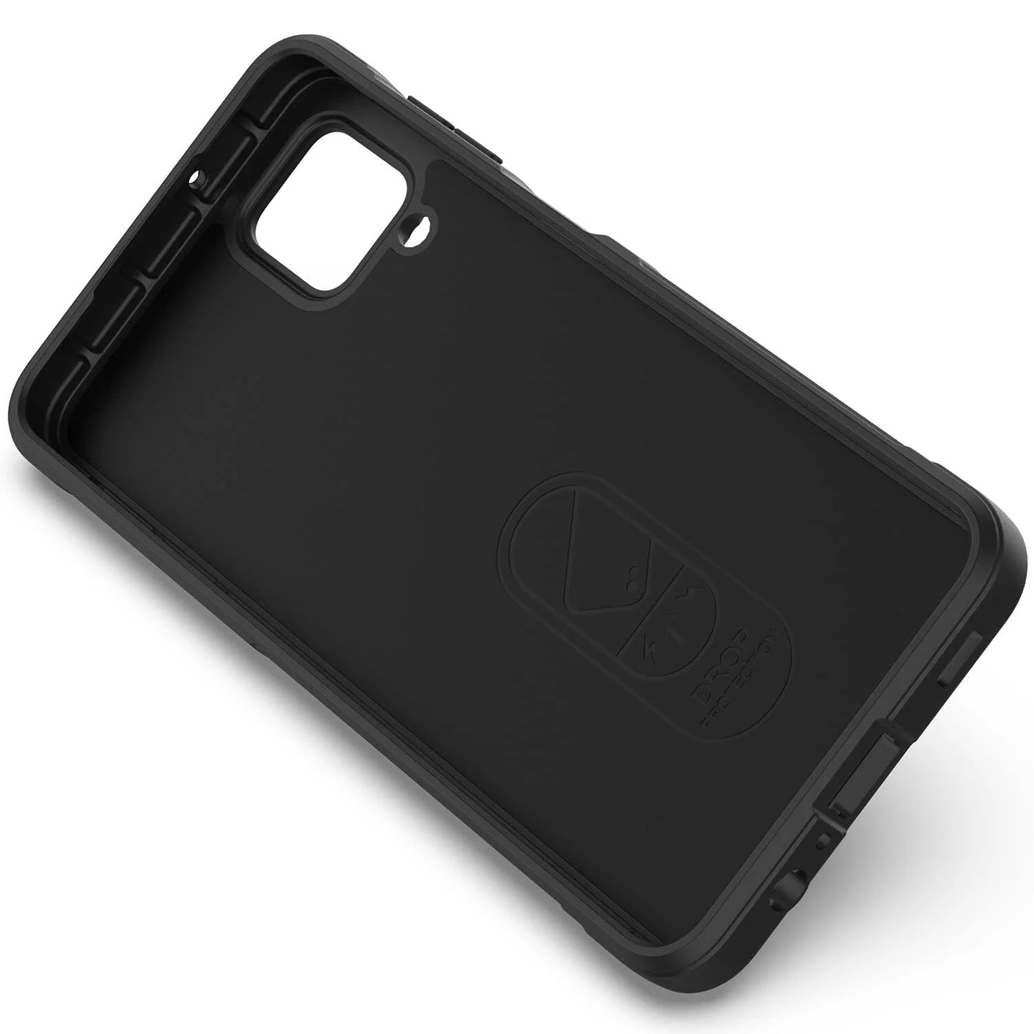 DL3 Mobilak Flexible Silicone and TPU Protective Case with Camera Protection for Samsung Galaxy A12 / M12 - Black