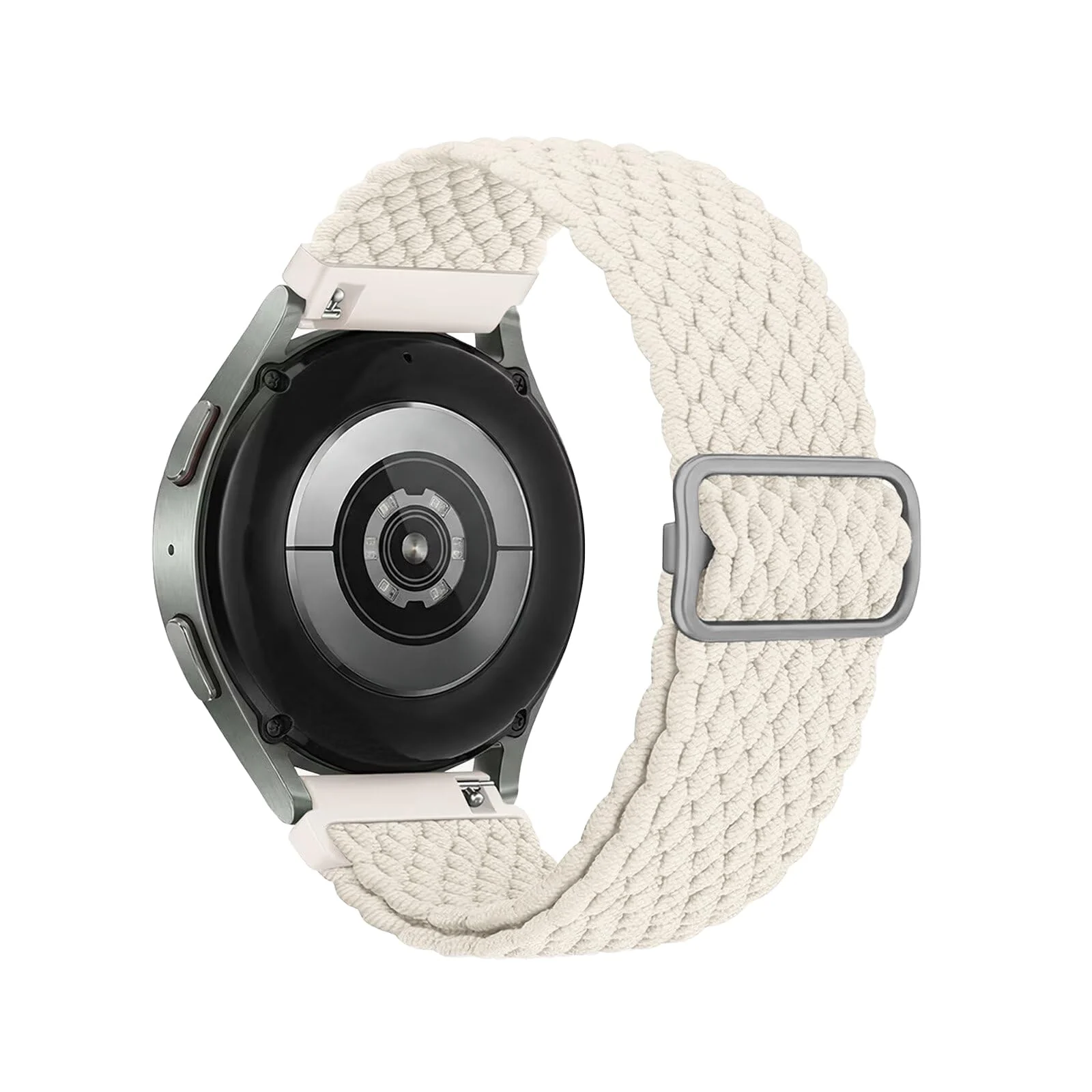 DL3 Mobilak 22mm Stretchy Nylon Strap For Xiaomi Redmi Watch 5 Active/5 Lite/Samsung Galaxy Watch 46mm/Watch 3 45mm/Gear S3/Huawei watch (GT6 GT5 GT4 GT3 GT2 GT 46MM)/GT2E/GT 6 Pro/Amazfit GTR4, Braided Band - Starlight