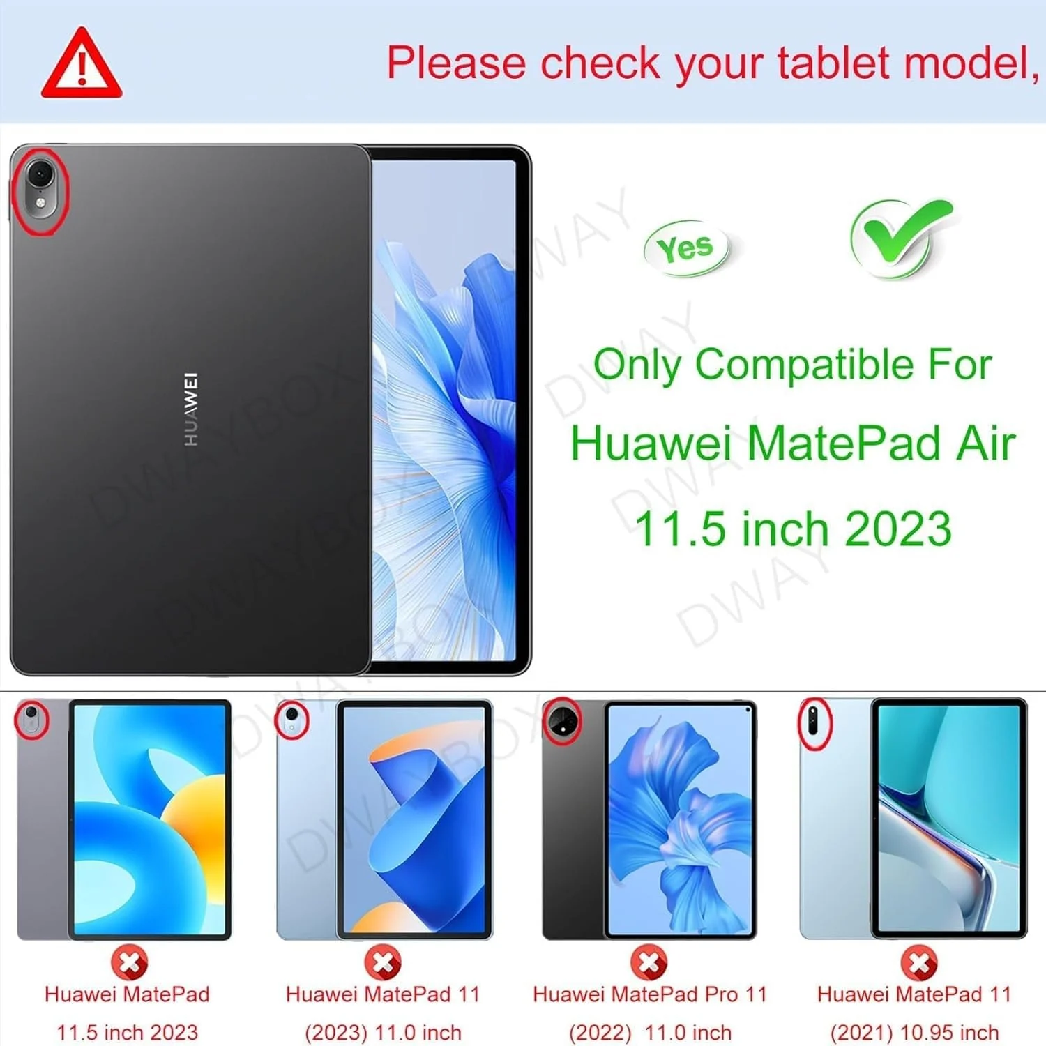 "DL3 Mobilak Screen Protector For Huawei Matepad Air 11.5/Matepad Air 11.5"" S Tablet Tempered Glass Film [HD Crystal ] [Easy Installation] [Scratch Resistant] [9H Hardness] - Clear"
