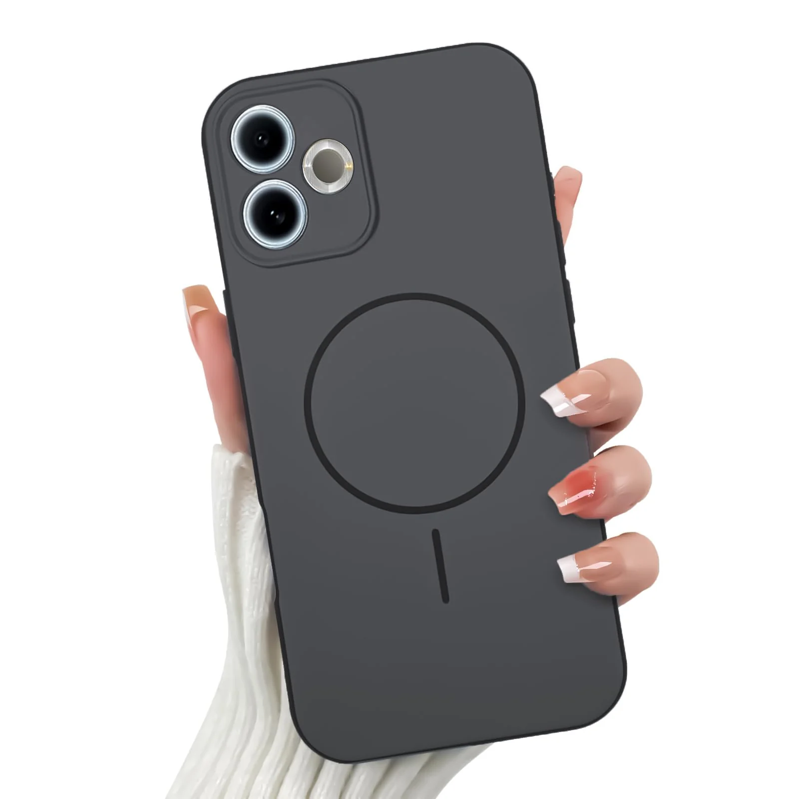 OPPO A5 Pro — DL3 Mobilak Case For OPPO A5 Pro Slim Design [Not Compatible with MagSafe] Soft Silicone Case Flexible TPU Anti-Scratch Protective Cover with Full Camera Protection