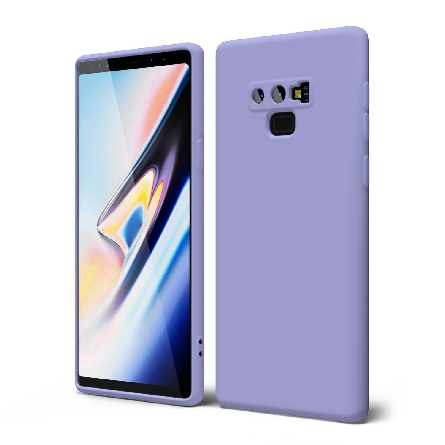 DL3 Mobilak Liquid Silicone Protective Case for vivo V27e / vivo S16e with Microfiber Lining and Shockproof Design - Purple