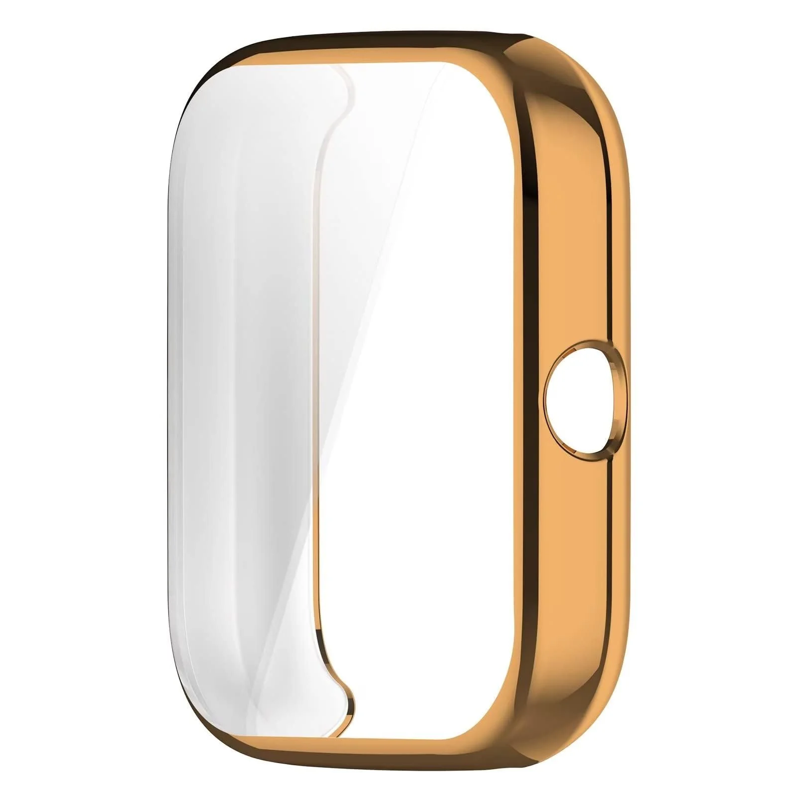 DL3 Mobilak Case Compatible with Amazfit Bip3 Pro/Amazfit Bip 3 Case All-Around Screen Protector Watch Soft TPU Shockproof Cover Slim Guard Thin Bumper Shell Protector - Rose Gold