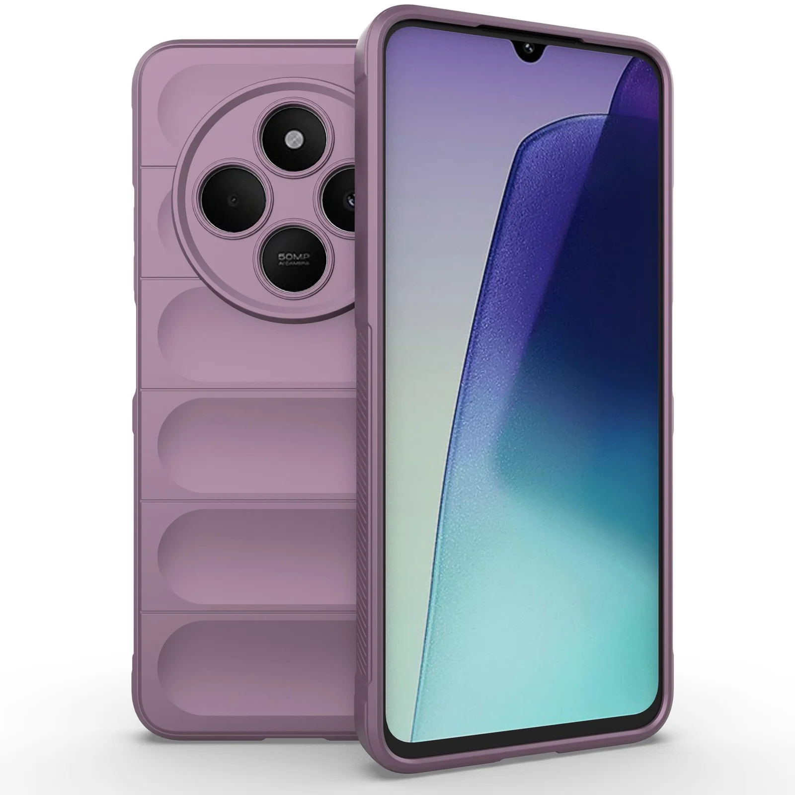 DL3 Mobilak Rugged Protective Case for Xiaomi Redmi 14C 4G / Poco C75, Camera protection, Shock-absorbing protection, Non-slip grip - Purple
