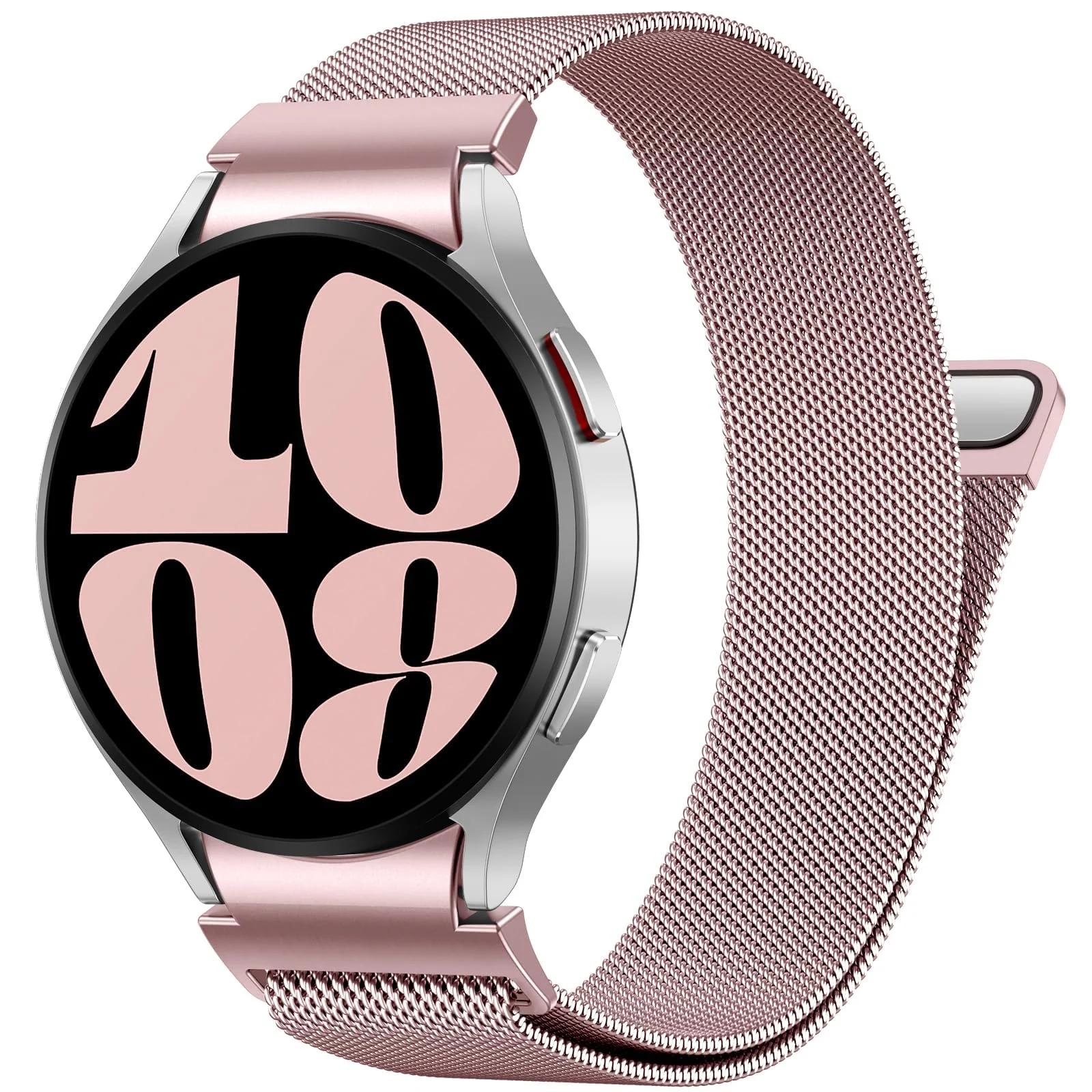 Samsung Galaxy Watch 6 / 5 / 4 40MM 44MM / Watch 6 Classic 43MM 47MM / 5 Pro 45MM / Galaxy Watch 4 Classic 42MM 46MM / Stainless Steel Loop — DL3 Mobilak No Gap Metal Band Compatible with Samsung Galaxy Watch 7 6 5 4 FE 40mm 44mm, Galaxy Watch 6 4 Classic 47mm 43mm 42mm 46mm/Watch 5 Pro 45mm, Stainless Steel Wristband Women Men