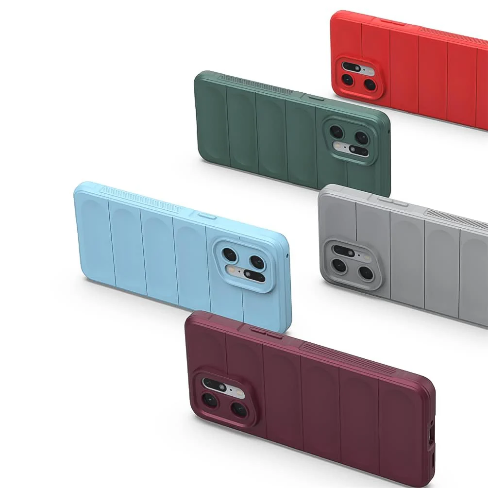 DL3 Mobilak Flexible Silicone and TPU Protective Case with Camera Protection for OPPO Find X5 Pro - Green