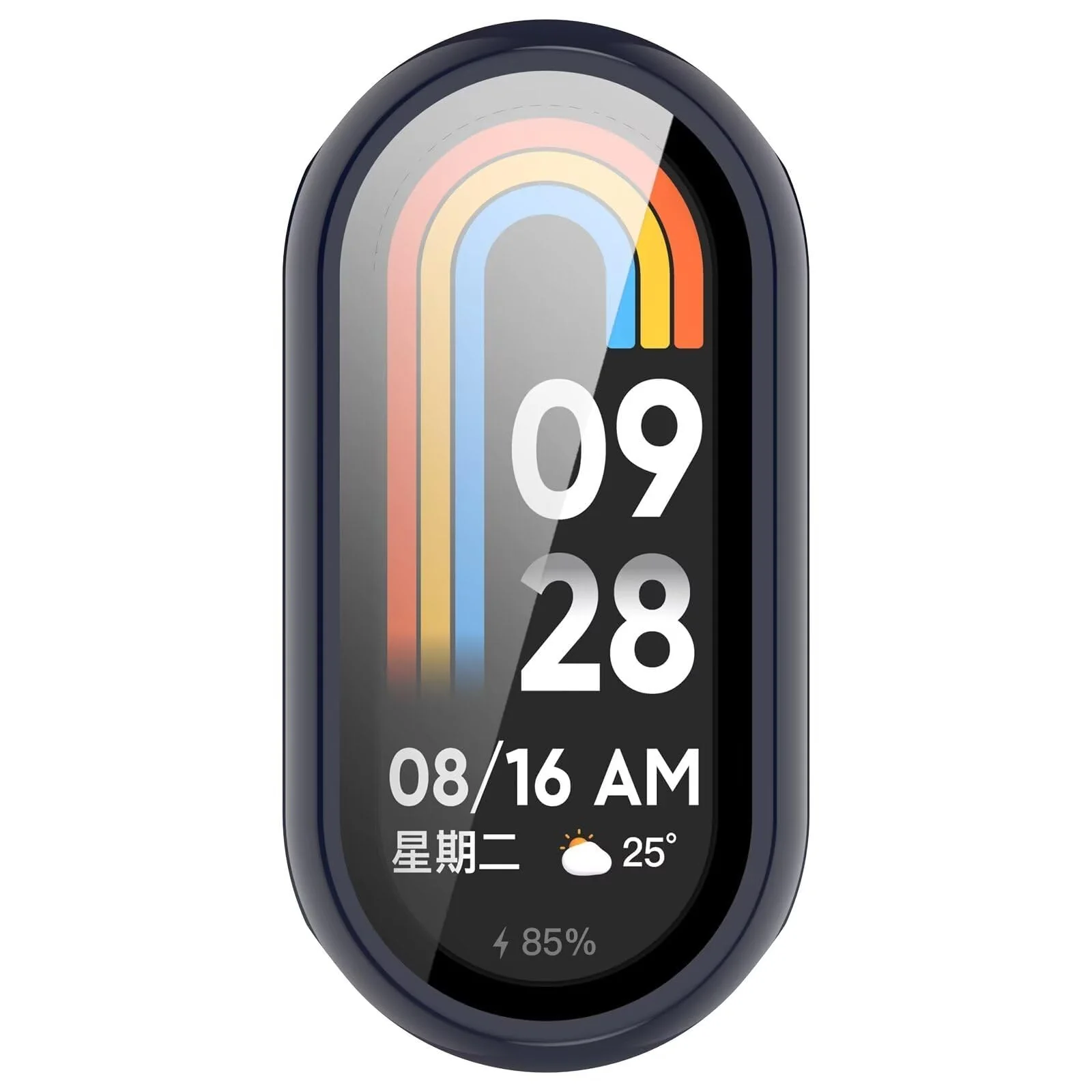 DL3 Mobilak PC Protective Case for Xiaomi Smart Band 10 with Shockproof Design - Blue
