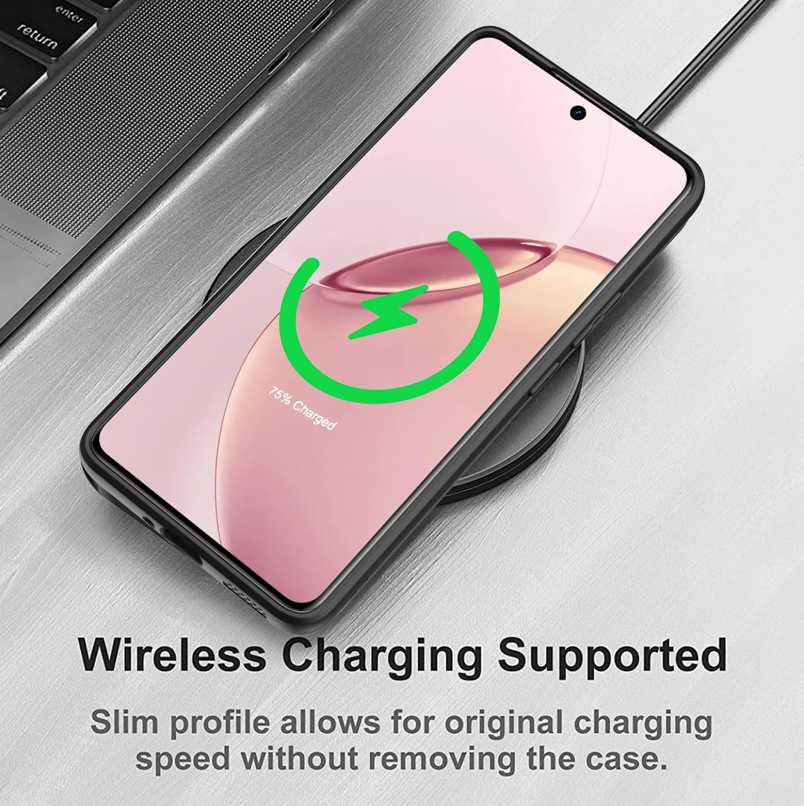 DL3 Mobilak Clear TPU Case for realme 16 Pro 5G, Camera protection, Shock-absorbing protection, Scratch-resistant surface - Black