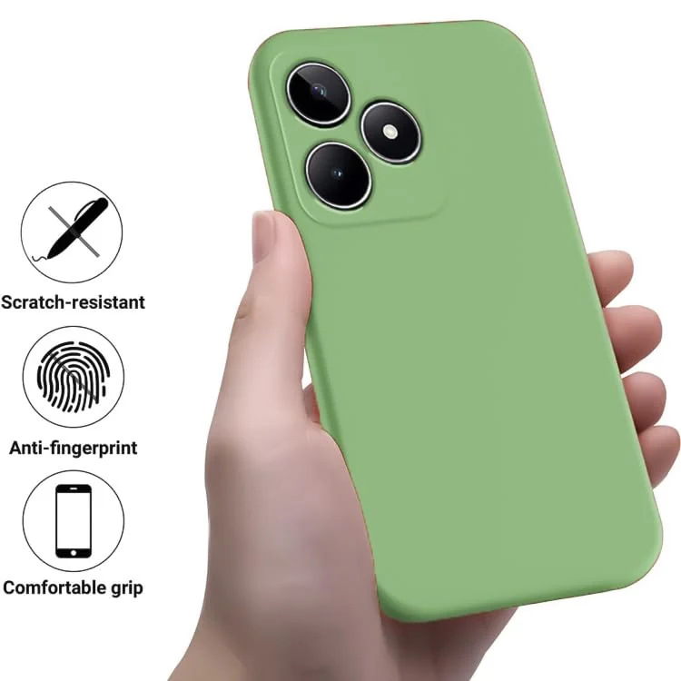 DL3 Mobilak Magnetic Car-Mount Case for realme C53 / Narzo N53 with Built-In Kickstand and Ring Holder - Mint Green