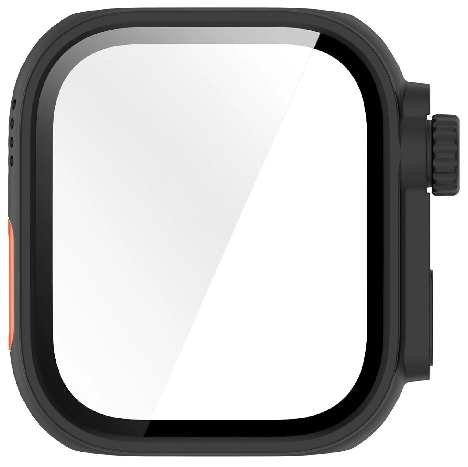 DL3 Mobilak for Huawei Watch Fit 4 Pro 2025 Case Screen Protector, [Looks Like iWatch Ultra Case] Built-in Tempered Glass Screen Unique Design Case Cover for Huawei Watch Fit4 Pro - Black