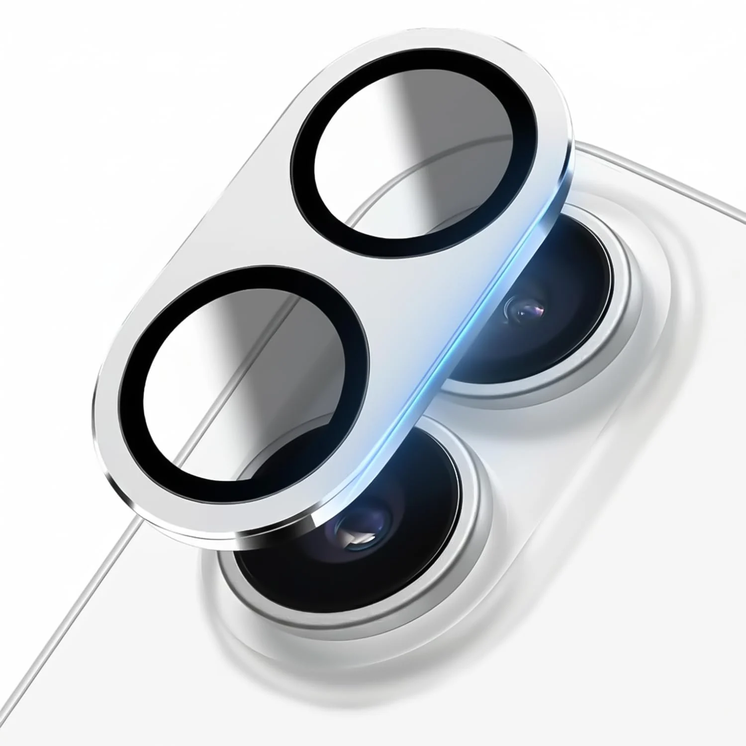 DL3 Mobilak Camera Lens Protector for Samsung Galaxy A07 4G Accessories, 9H Tempered Glass Metal Individual Ring Camera Cover Screen Protector, Case Friendly, Anti Scratch