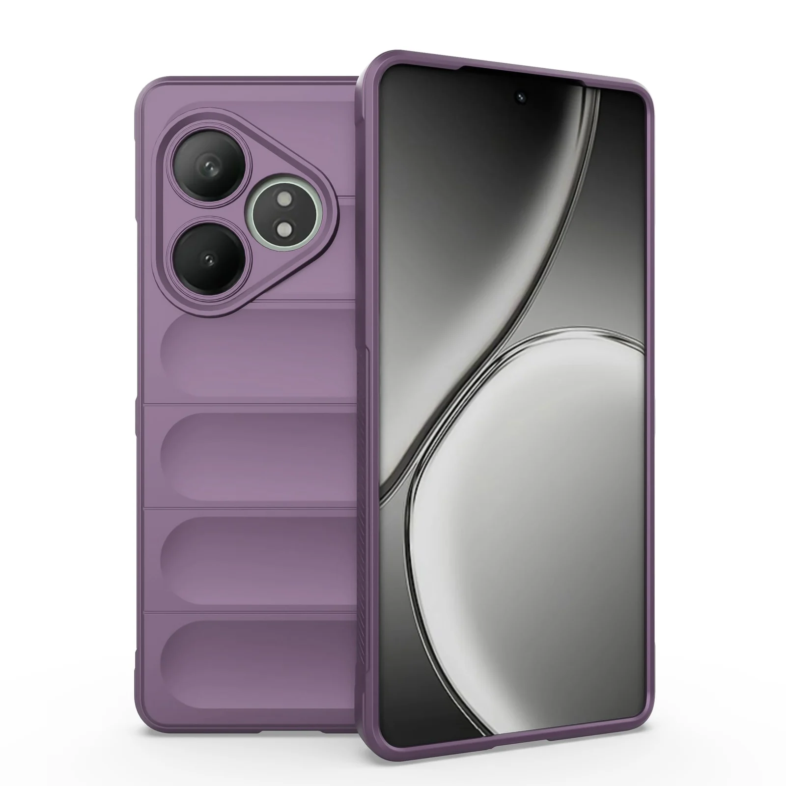 DL3 Mobilak Flexible Silicone and TPU Protective Case with Camera Protection for realme GT6 / GT Neo6 / GT Neo 6 SE / GT 6T - Purple