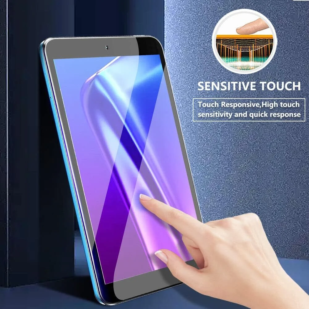 DL3 Mobilak Screen Protector For Nokia T10 8 Inch Tablet Tempered Glass Film [HD Crystal ] [Easy Installation] [Scratch Resistant] [9H Hardness] - Clear