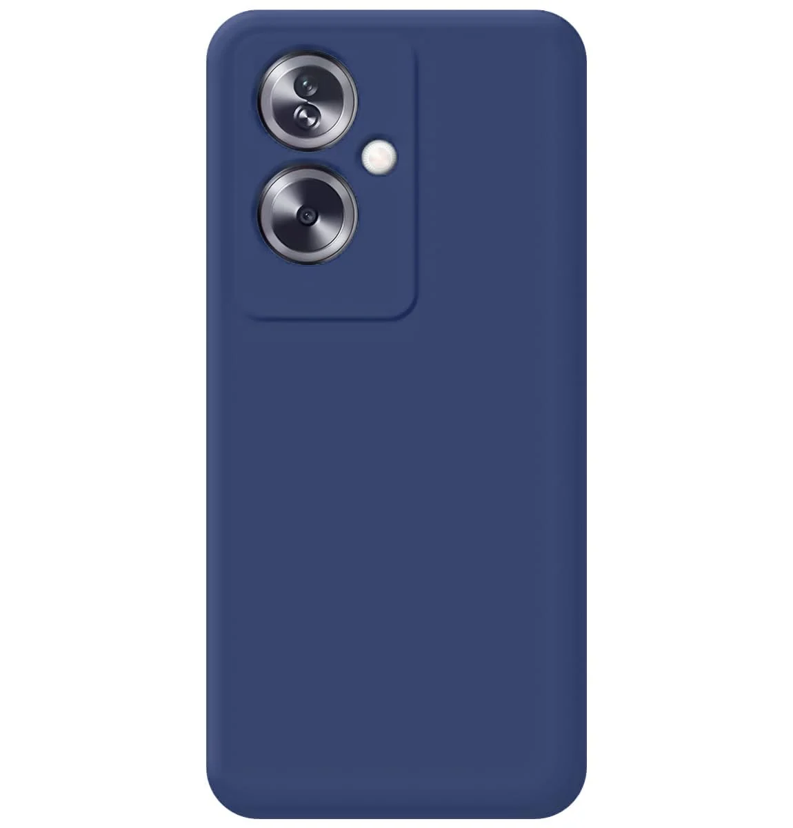 DL3 Mobilak Liquid Silicone Protective Case for OPPO A79 5G with Microfiber Lining and Shockproof Design - Royal Blue