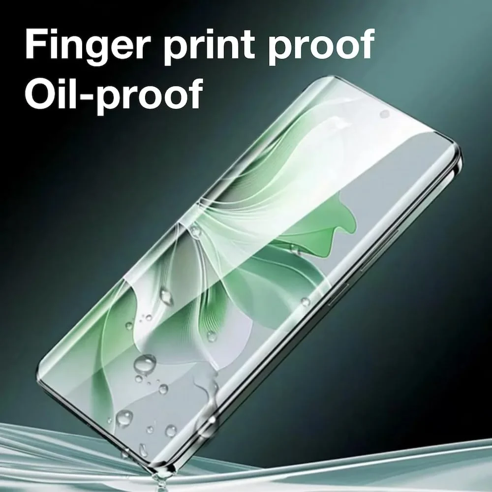 DL3 Mobilak Full Glass Screen Protector For Xiaomi Mi 14 Ultra Tempered Glass Full Glue Cover Screen Protector For Fingerprint Unlock Screen Glass Film - Clear