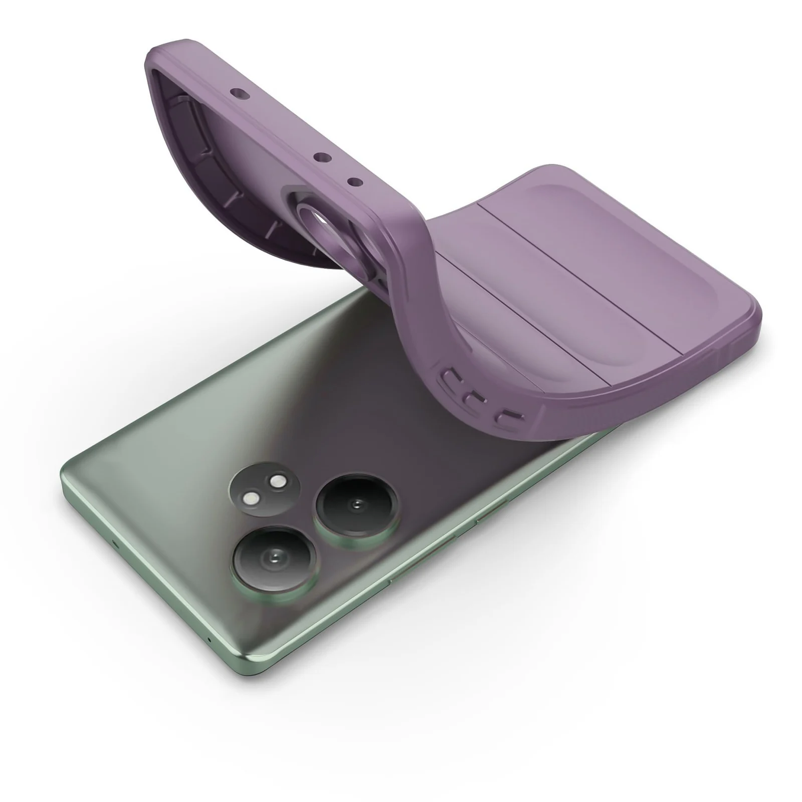 DL3 Mobilak Flexible Silicone and TPU Protective Case with Camera Protection for realme GT6 / GT Neo6 / GT Neo 6 SE / GT 6T - Purple