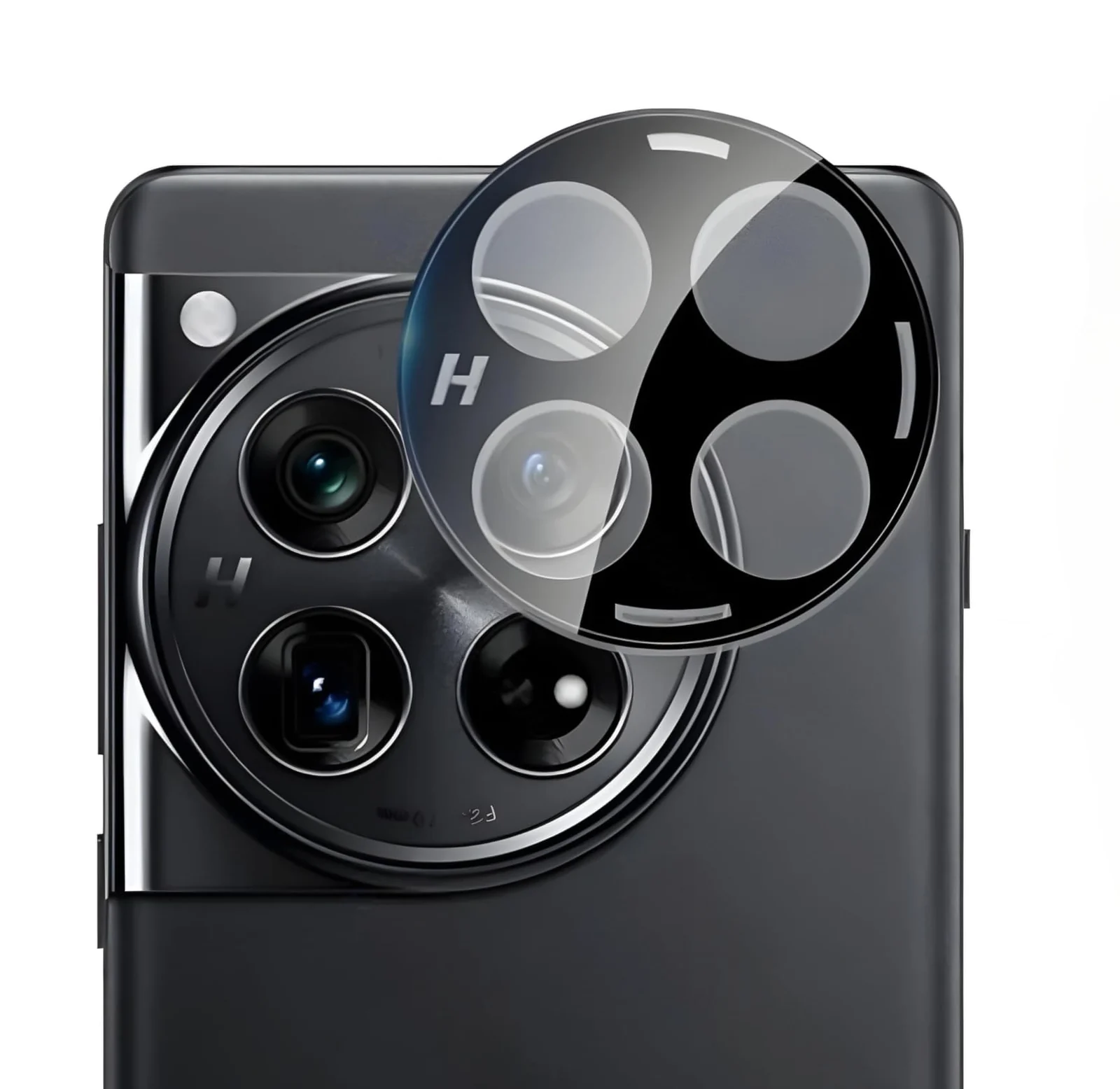 DL3 Mobilak OnePlus 12 5G Camera Lens Protector Tempered Glass Screen Protector HD [Full Coverage][Anti-Scratch] Drop Protection Ultra Clear/Thin Lens Protector Case - Black