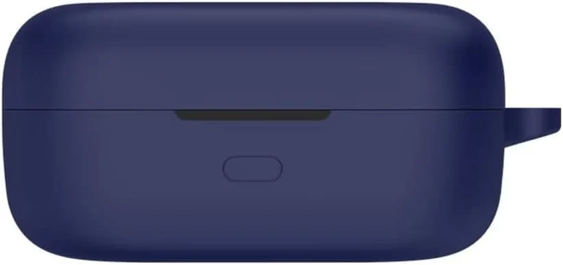 DL3 Mobilak Silicone Case Compatible with realme Buds Air 3S Earbuds, Soft Silicone Protective Case Cover, Shockproof Sleeve with Carabiner - Blue