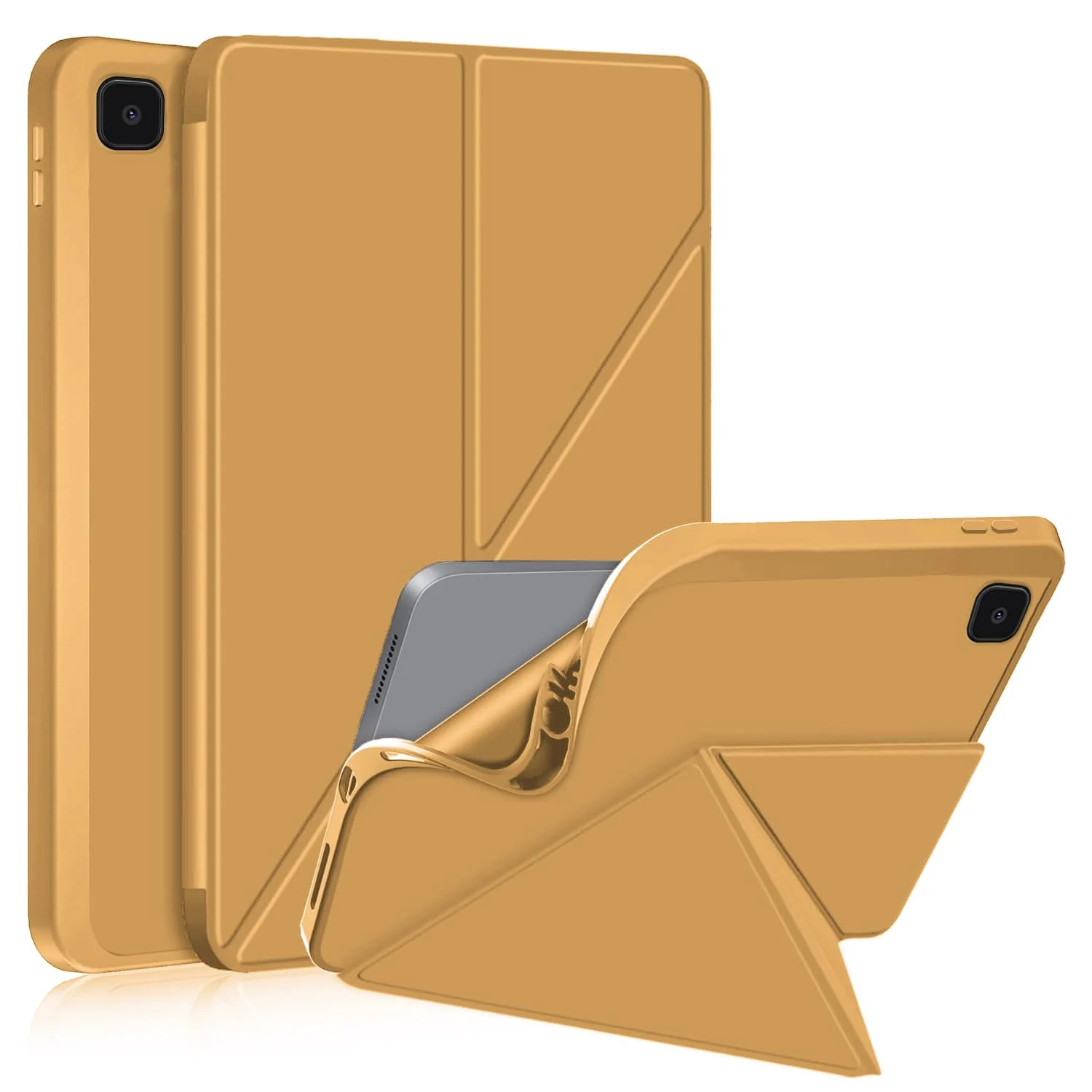 DL3 Mobilak For Samsung Galaxy Tab A7 Lite 8.7 Inch 2021 Model (SM-T220/T225/T227) Case, Smart Stand, Pencil Holder, Shockproof Slim Lightweight Leather Cover, Modern Abstract Design - Havan