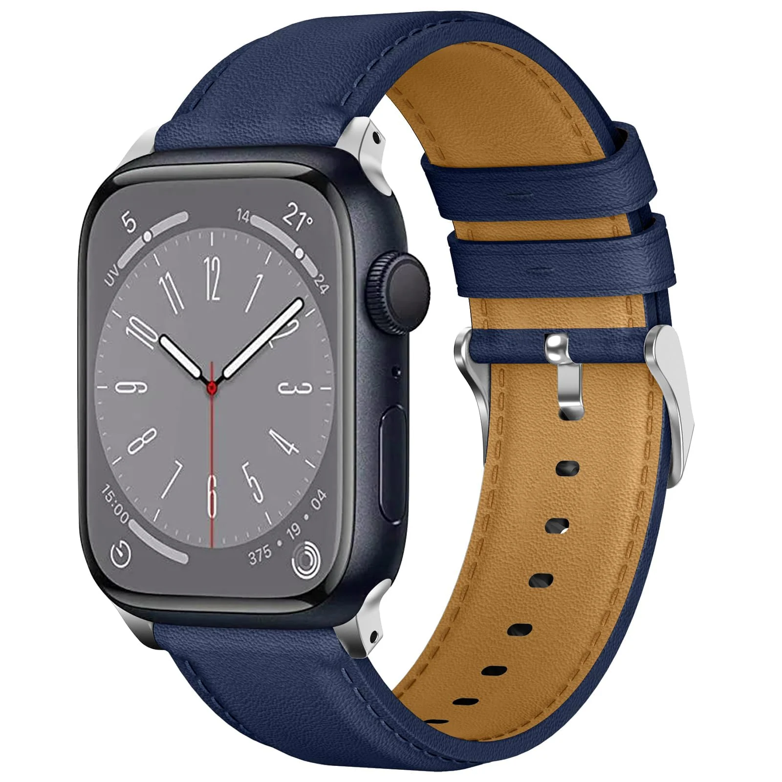 Apple Watch Ultra / Ultra 2 49MM 45MM 44MM 42MM — DL3 Mobilak Compatible with Apple Watch Band 49mm 46mm 45mm 44mm 42mm Leather Band Replacement Strap, Soft Leather Bracelet for iWatch Series 11 10 9 8 7 6 5 4 SE SE2 Ultra 3 2 1