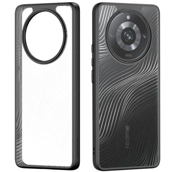 DL3 Mobilak Compatible with realme 11 Pro & realme 11 Pro+ Plus 5G Case Waterproof, Full-Body Heavy Duty Shockproof Phone Case, Translucent Matte Cover, Built-in Camera Lens Protective - Black