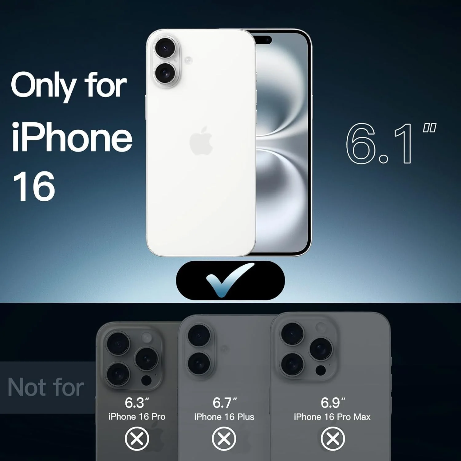 DL3 Mobilak Clear TPU Case for iPhone 16, Camera protection, Shock-absorbing protection, Scratch-resistant surface - Clear