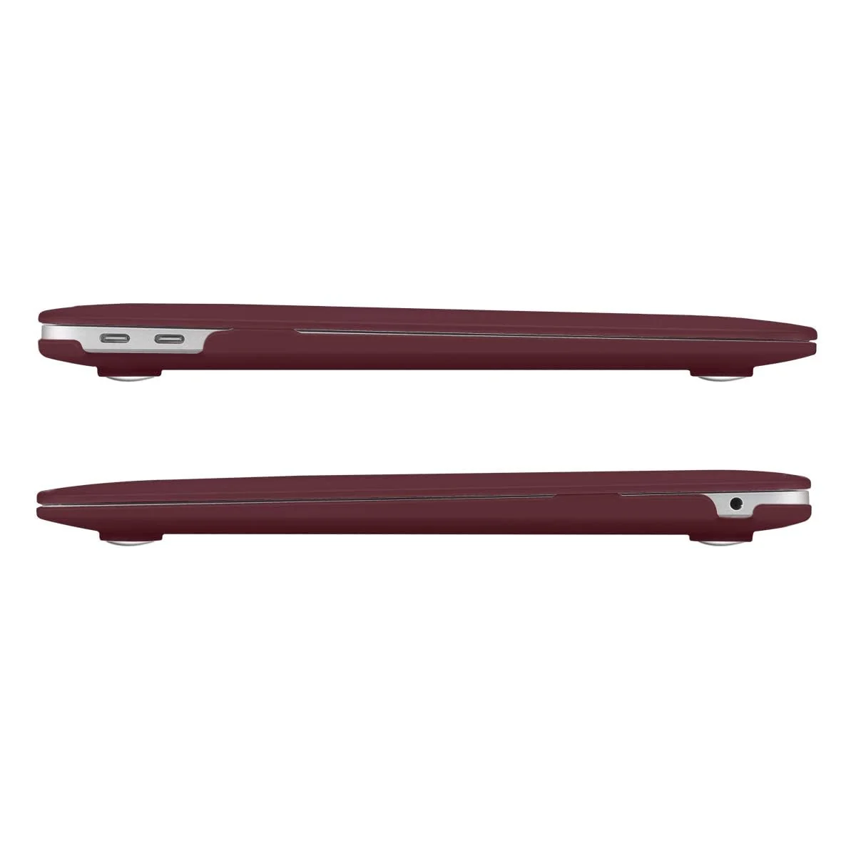 DL3 Mobilak Case Compatible with MacBook Air 13 Inch (Models: A1369 & A1466, Older Version 2010-2017 Release), Slim Snap On Hard Shell Protective Cover - Plum