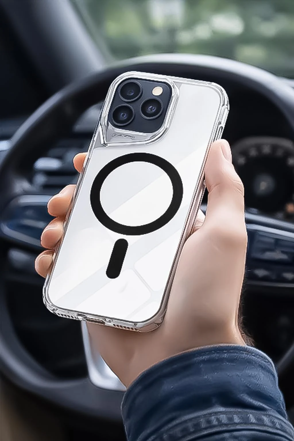 DL3 Mobilak Magnetic Case for Samsung Galaxy S26 Ultra, Glossy Colored Back Cover [Compatible with MagSafe] Clear Bumper, Slim Anti-Scratch Durable Protective Phone Case - White