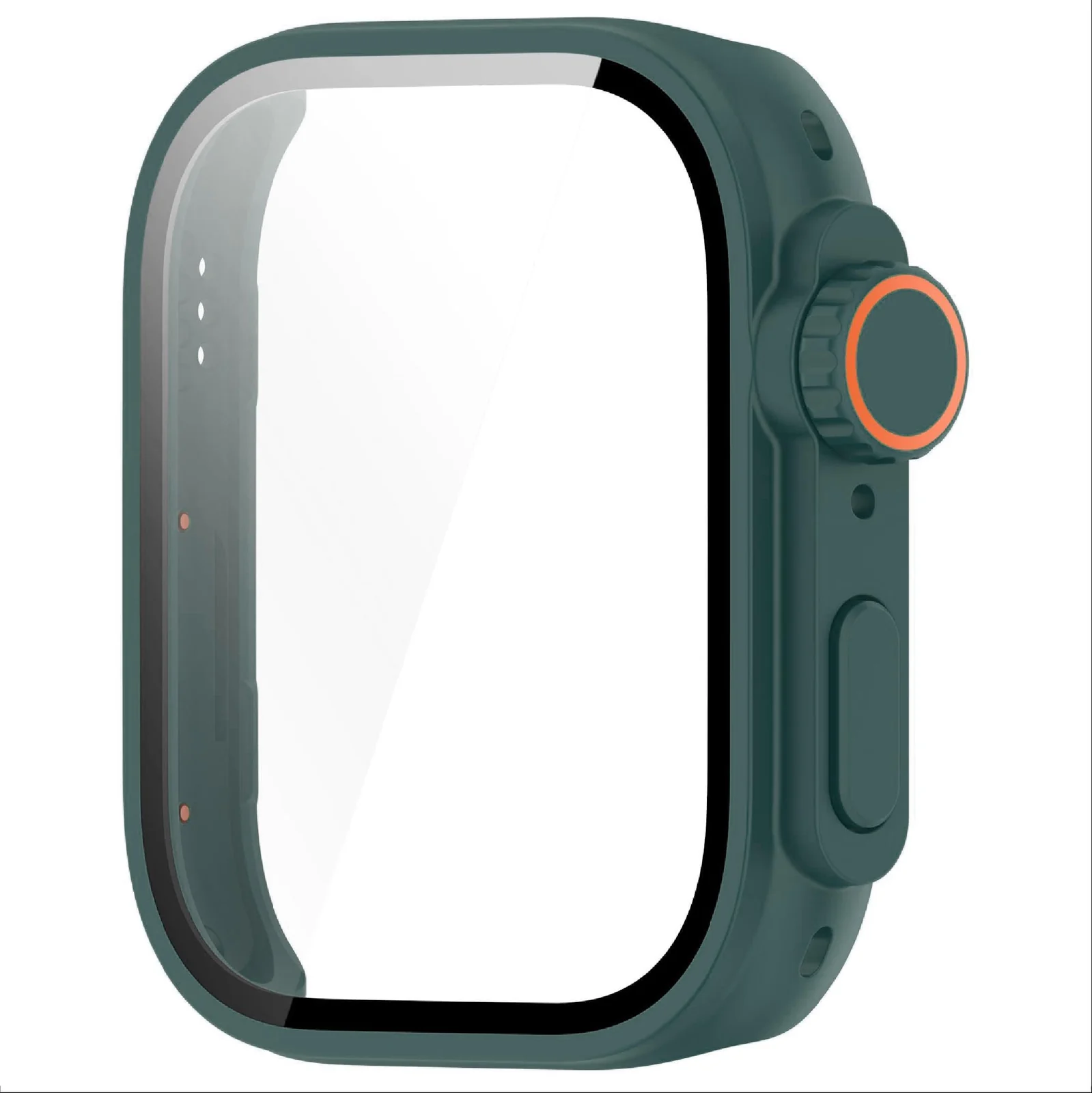 DL3 MOBILAK Ultra-Style Watch Case with Tempered Glass for Huawei Watch Fit 3, Green