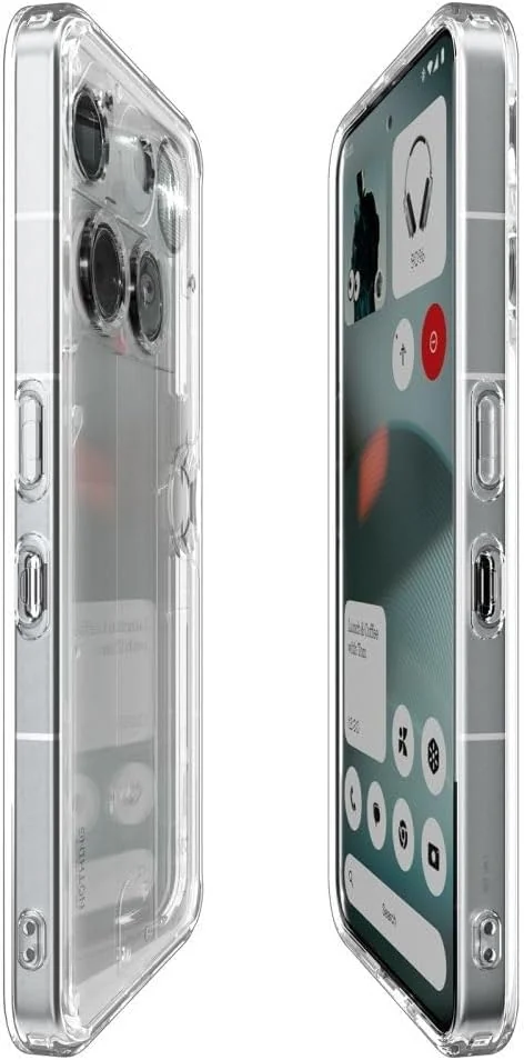 DL3 Mobilak Case Compatible with Nothing Phone 3, Case Crystal Soft TPU Gel Case Flexible Silicone Anti-Scratch Camera Protection TPU Cover - Clear