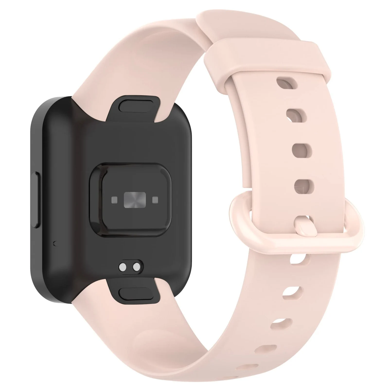 DL3 Mobilak Strap Compatible with Xiaomi Redmi Watch 2 Lite/Poco Watch/Redmi Watch 2 / Horloge 2 Soft Replacement Sport Silicone Strap - Light pink