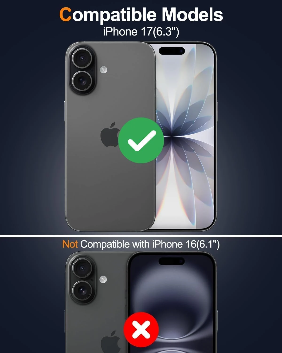 DL3 Mobilak Camera Protective Case Compatible with iPhone 17 Case Transparent, Mobile Phone Case iPhone Thin Soft Silicone Anti-Yellow Protective Case - Clear