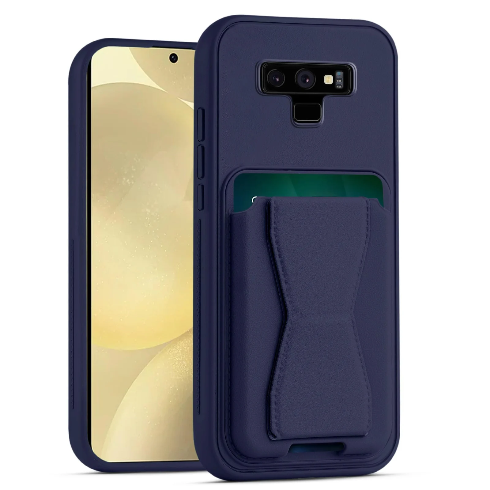 Samsung Galaxy Note 9 — DL3 Mobilak Leather Wallet Case for Samsung Galaxy Note 9, Camera protection, Shock-absorbing protection, Built-in kickstand