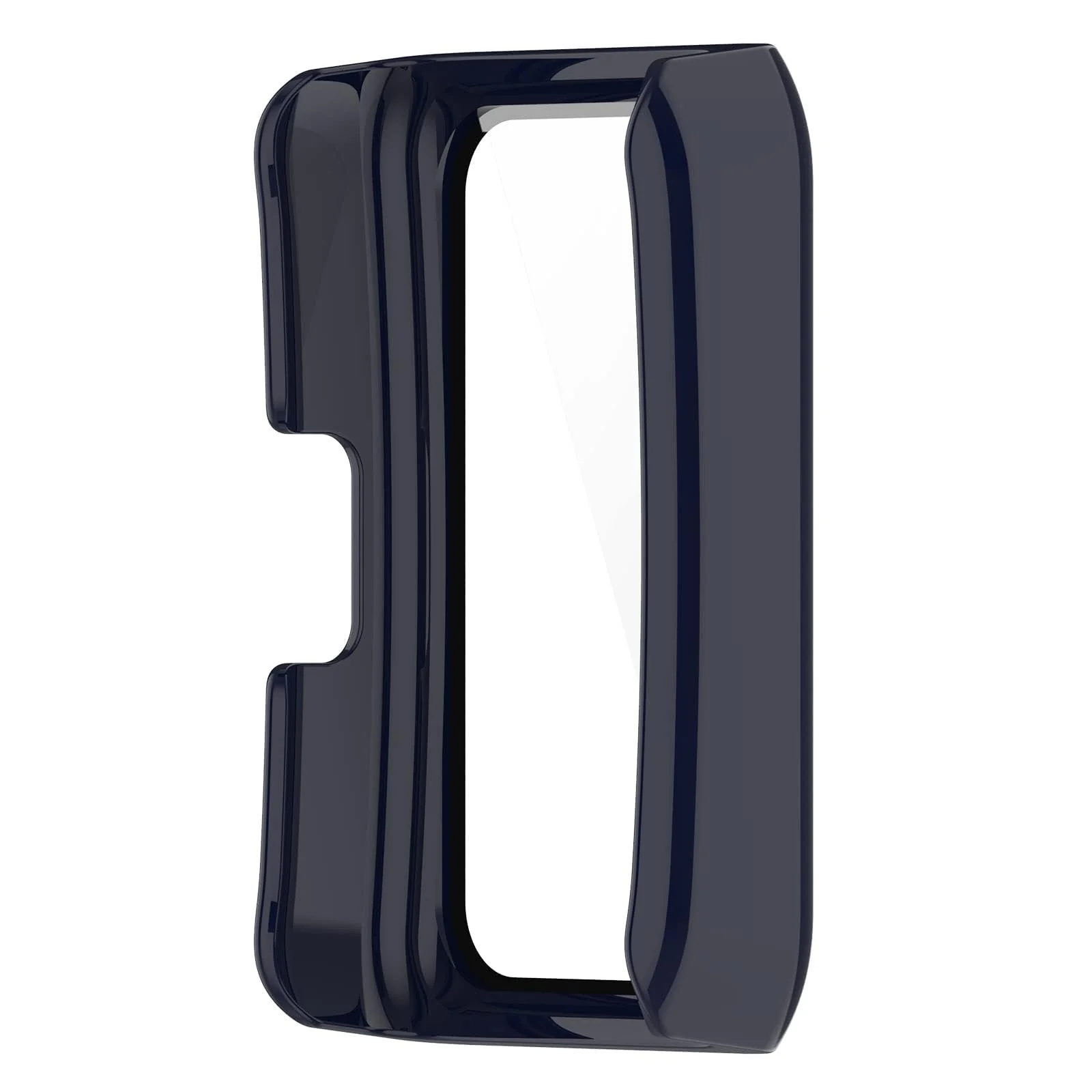 DL3 MOBILAK Full-Coverage Watch Case with Tempered Glass for Huawei Band 6 / Honor Band 6 / Band 7, Blue