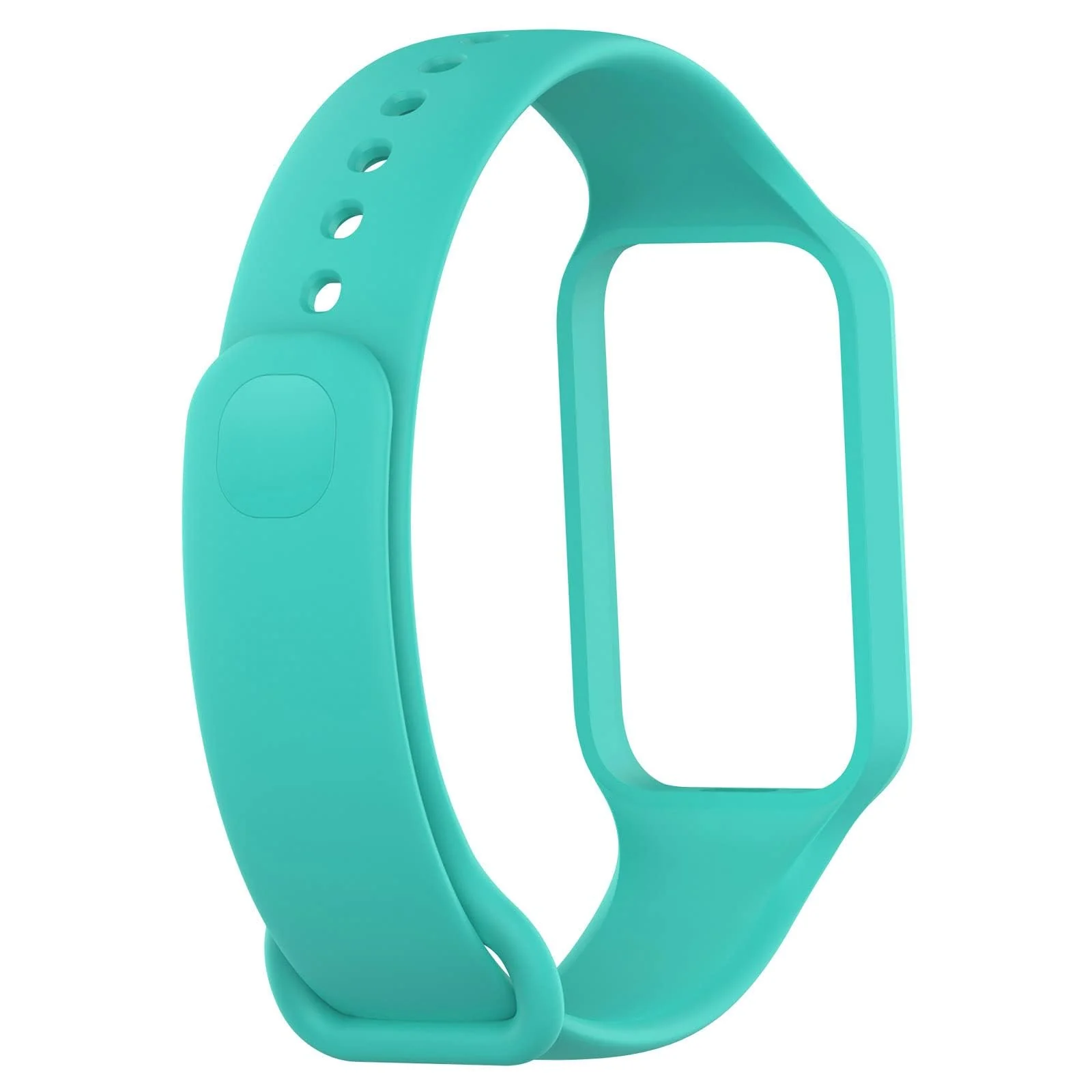 DL3 Mobilak Smart Watch Strap for Xiaomi Redmi Band 2, Sport Silicone Watch Band Wrist Strap, Replacement Bracelet Wristband Wrist Strap for Xiaomi Redmi Smart Band2 Accessories - Cyan