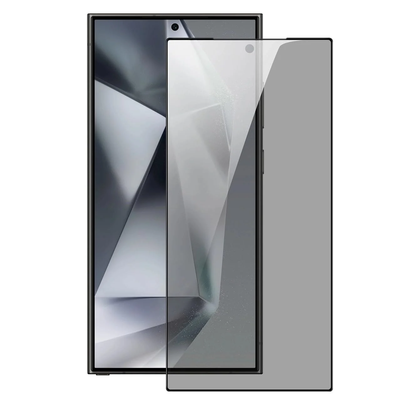 DL3 Mobilak Privacy Screen for Samsung Galaxy S24 Ultra 5G for Tempered Glass, Screen Protector 9H Hardness Anti Spy Tempered Glass Anti-Scratch Privacy Screen Protector Full Coverage Film - Clear