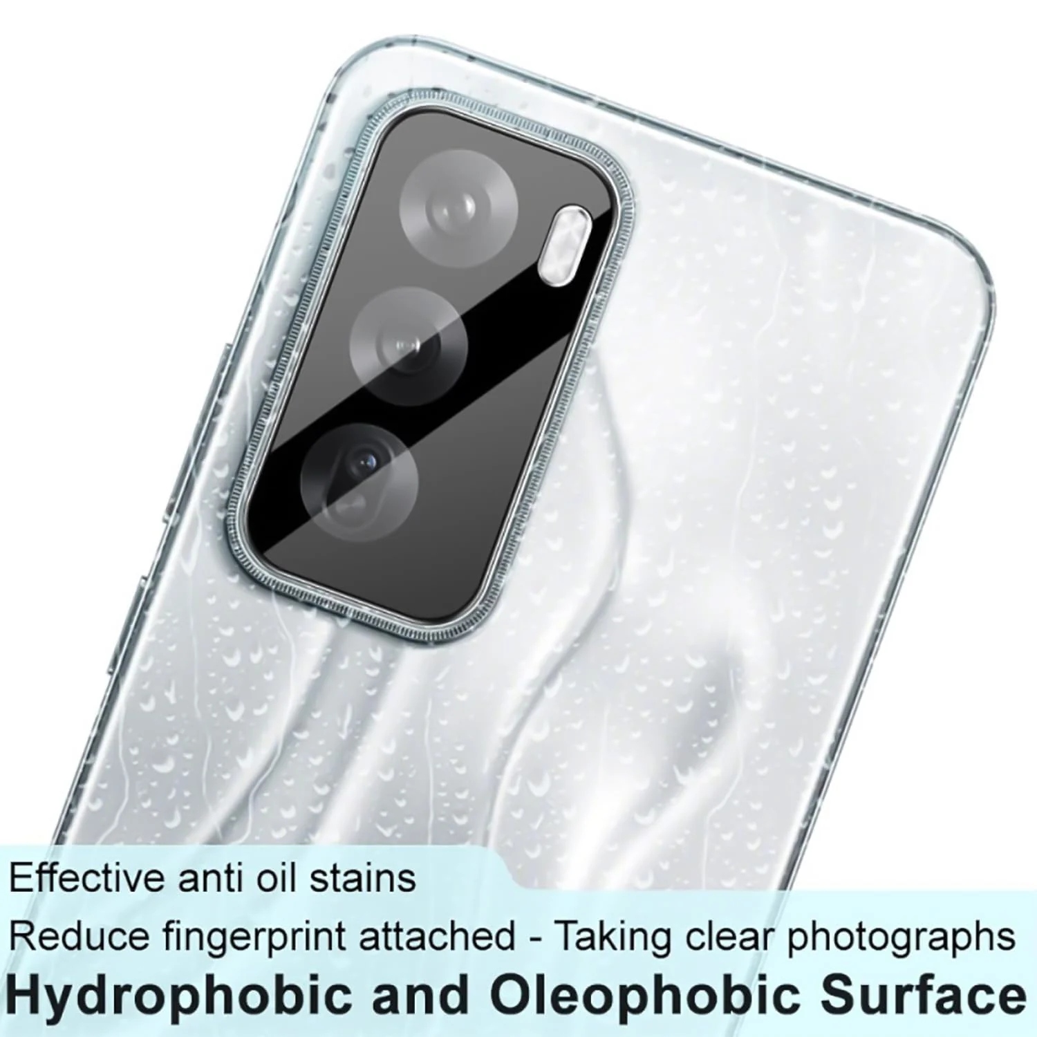 DL3 Mobilak OPPO Reno 12 Pro 5G Camera Lens Protector Tempered Glass Screen Protector HD [Full Coverage][Anti-Scratch] Drop Protection Ultra Clear/Thin Lens Protector Case - Black