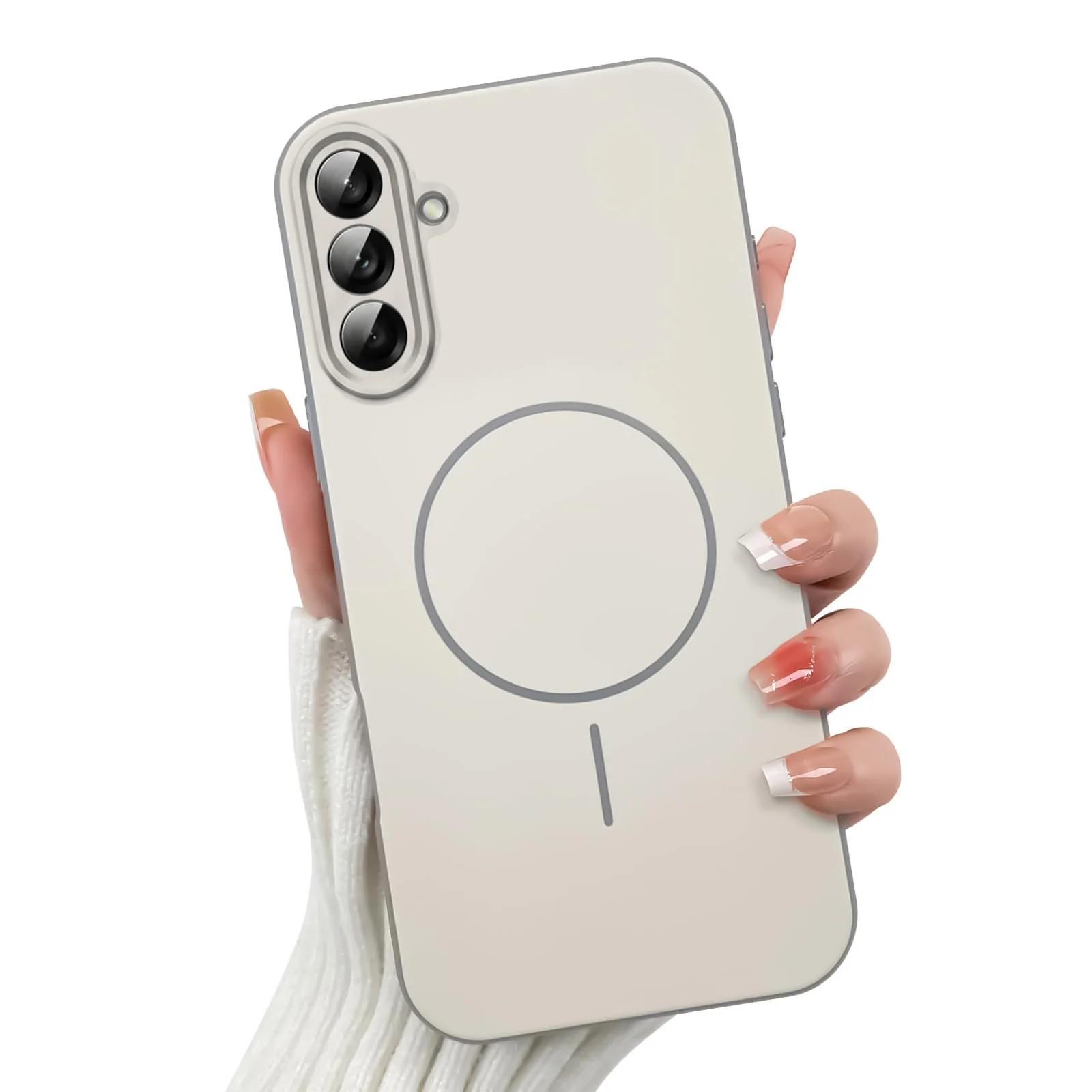 DL3 Mobilak Case For Samsung Galaxy A37 5G Slim Design [Not Compatible with MagSafe] Soft Silicone Case Flexible TPU Anti-Scratch Protective Cover with Full Camera Protection