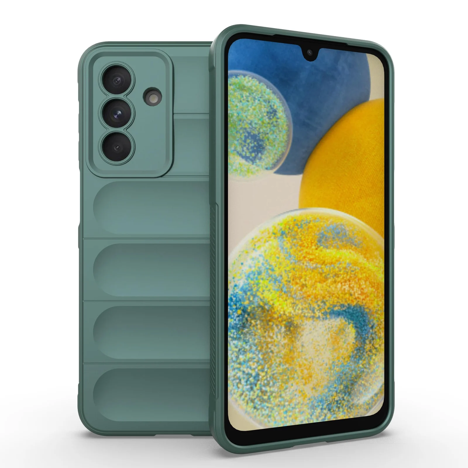 DL3 Mobilak Rugged Protective Case for Samsung Galaxy A26, Camera protection, Shock-absorbing protection, Non-slip grip - Green
