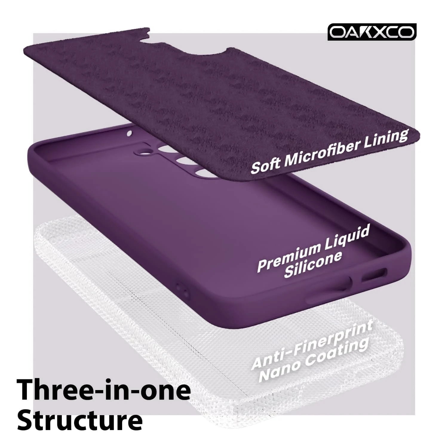 DL3 Mobilak Samsung Galaxy Note 10 Case, Soft Flexible Liquid Silicone Gel Rubber Bumper Cover, Full Body Shockproof Protective Phone Case - Violet
