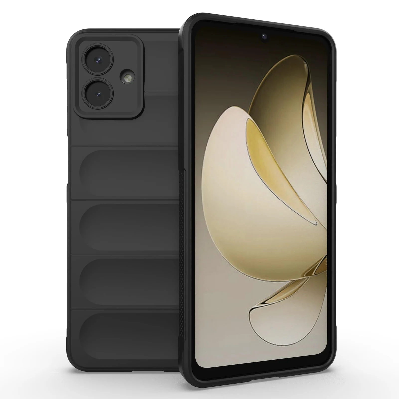 DL3 Mobilak Soft Silicone Protective Case for Samsung Galaxy A07 with Camera Protection and Shockproof Design - Black