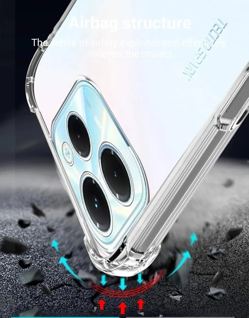 DL3 Mobilak Clear TPU Protective Case for Infinix Hot 40 / 40 Pro with Camera Protection and Shockproof Design - Clear