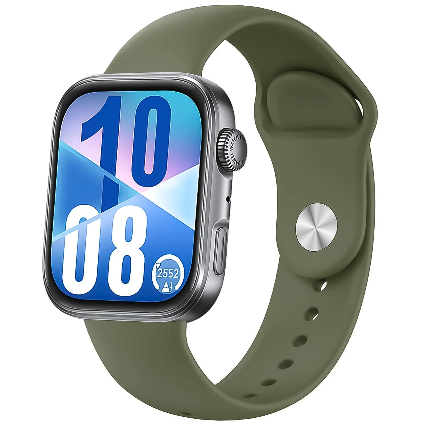 DL3 Mobilak Silicone Band Compatible with Huawei Watch Fit 3/Watch Fit 4/Fit 4 Pro Sports Strap for Men Women Breathable Soft Replacement Strap Adjustable Waterproof Sports Straps - Olive Green
