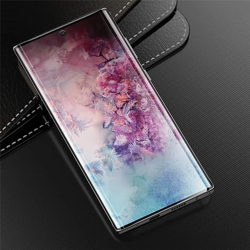 Mobigon Screen Protector for Samsung Galaxy Note 10 Plus, Tempered Glass Screen Saver Premium HD Protective, Scratch Resistant, NO-Bubble, 9H Hardness, Full Coverage Film - Clear