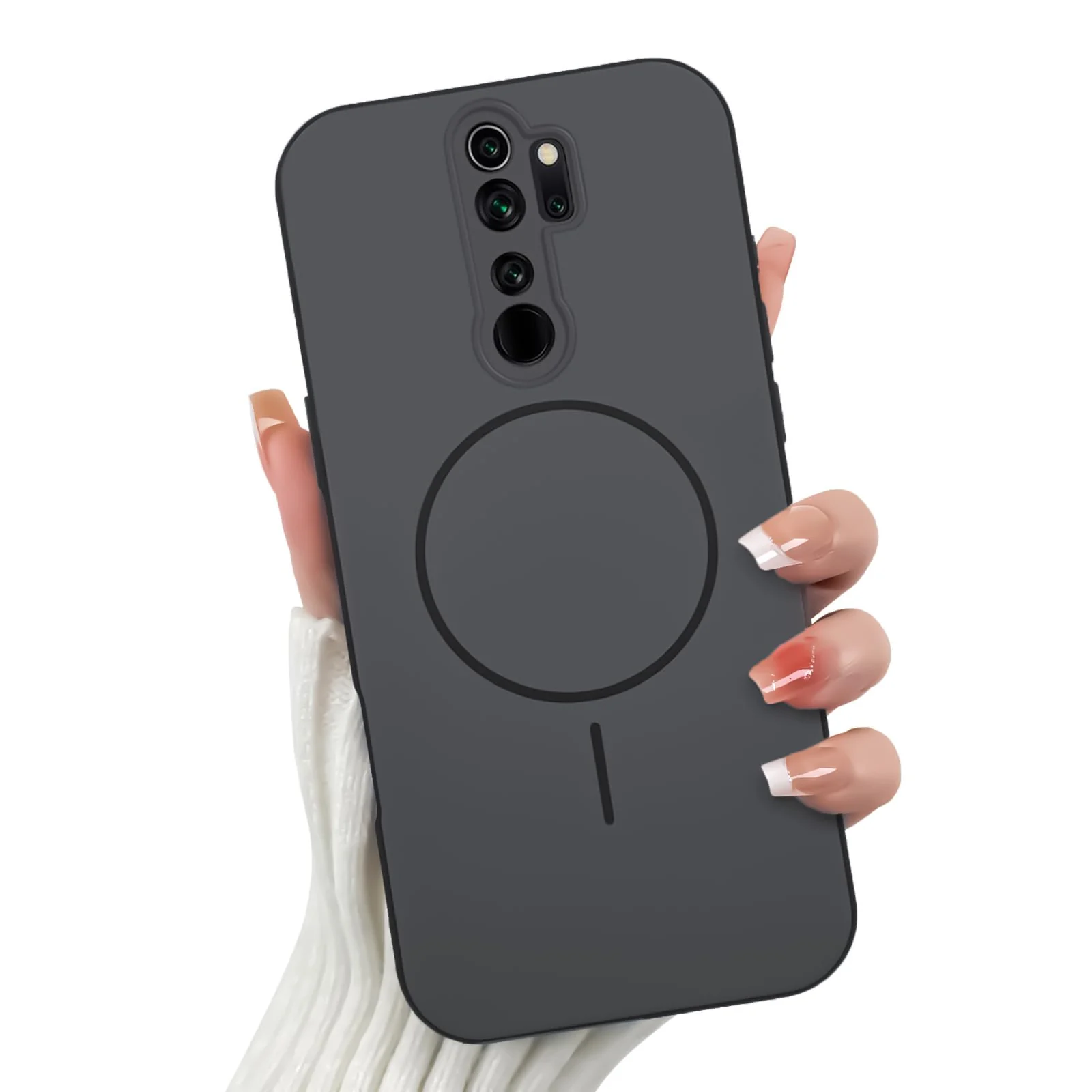 Xiaomi Redmi Note 8 Pro — DL3 Mobilak Case For Xiaomi Redmi Note 8 Pro Slim Design [Not Compatible with MagSafe] Soft Silicone Case Flexible TPU Anti-Scratch Protective Cover with Full Camera Protection