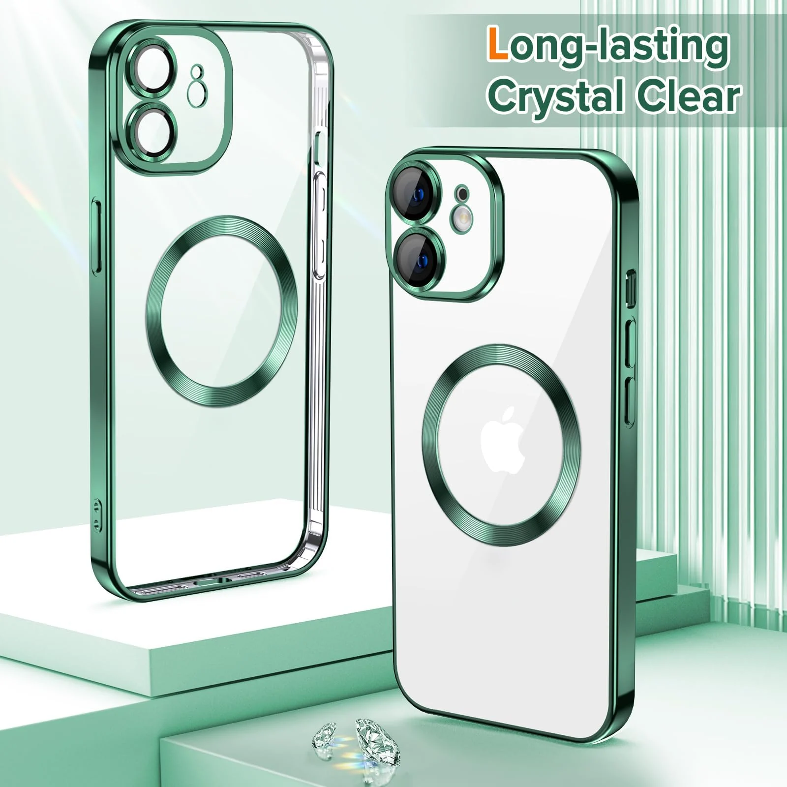 DL3 Mobilak Plated-Edge TPU Protective Case with Camera Protection for iPhone 11 - Green