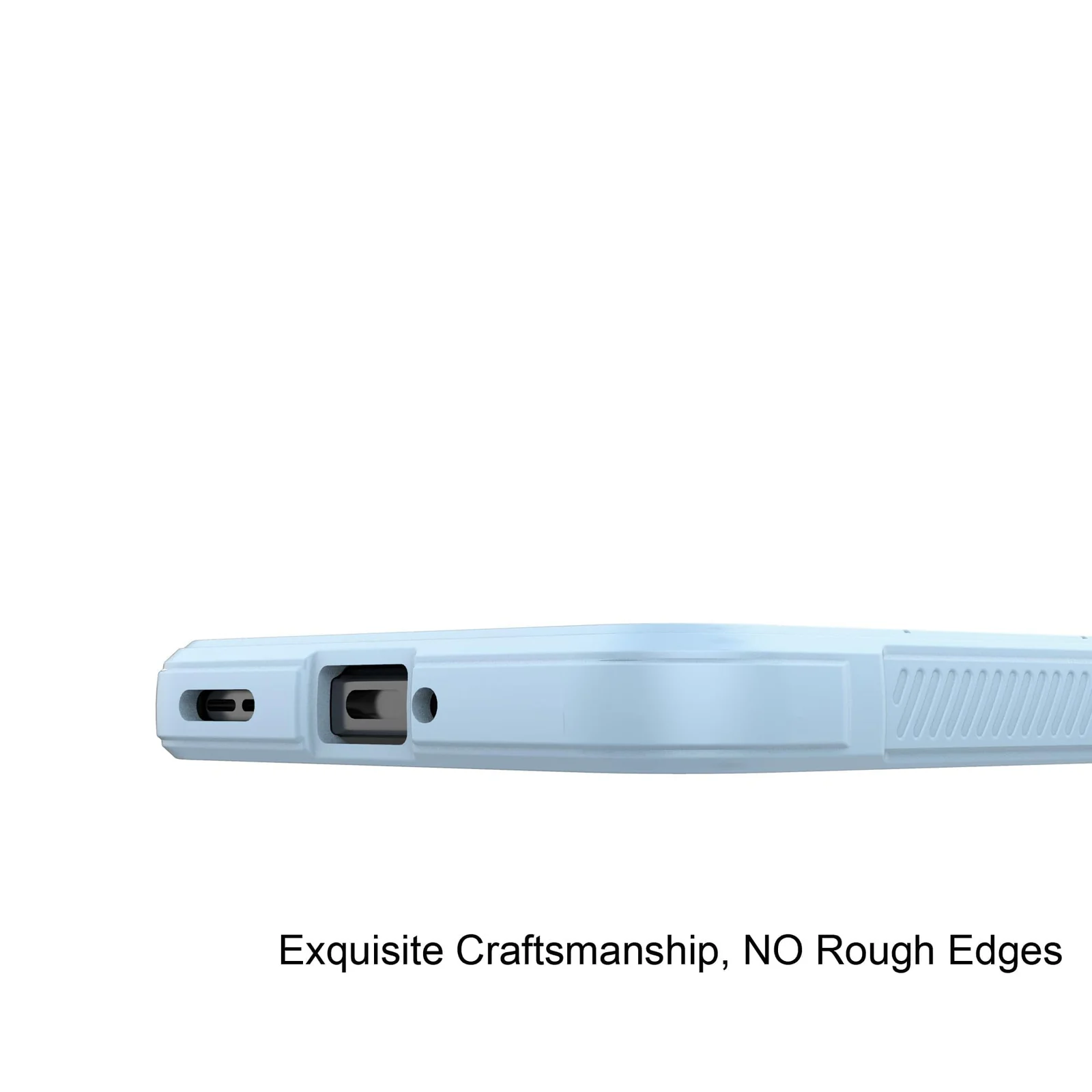 DL3 Mobilak Soft Silicone Protective Case for OPPO Reno 12 5G with Camera Protection and Shockproof Design - Baby Blue