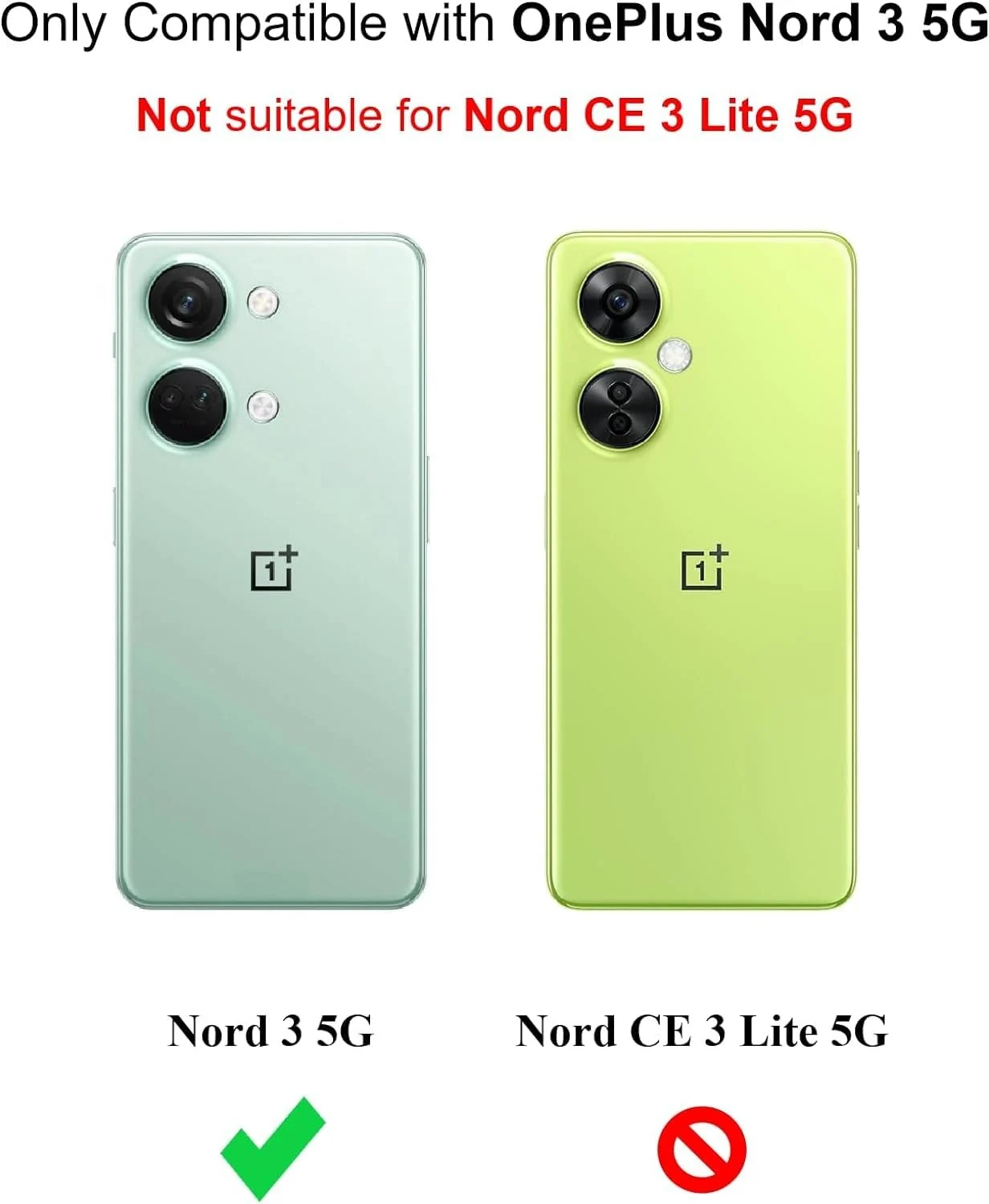 DL3 Mobilak Case Compatible with Oneplus Nord 3, Cover Silicone TPU Gorilla Anti-shock Protector Camera Shockproof Corners - Clear