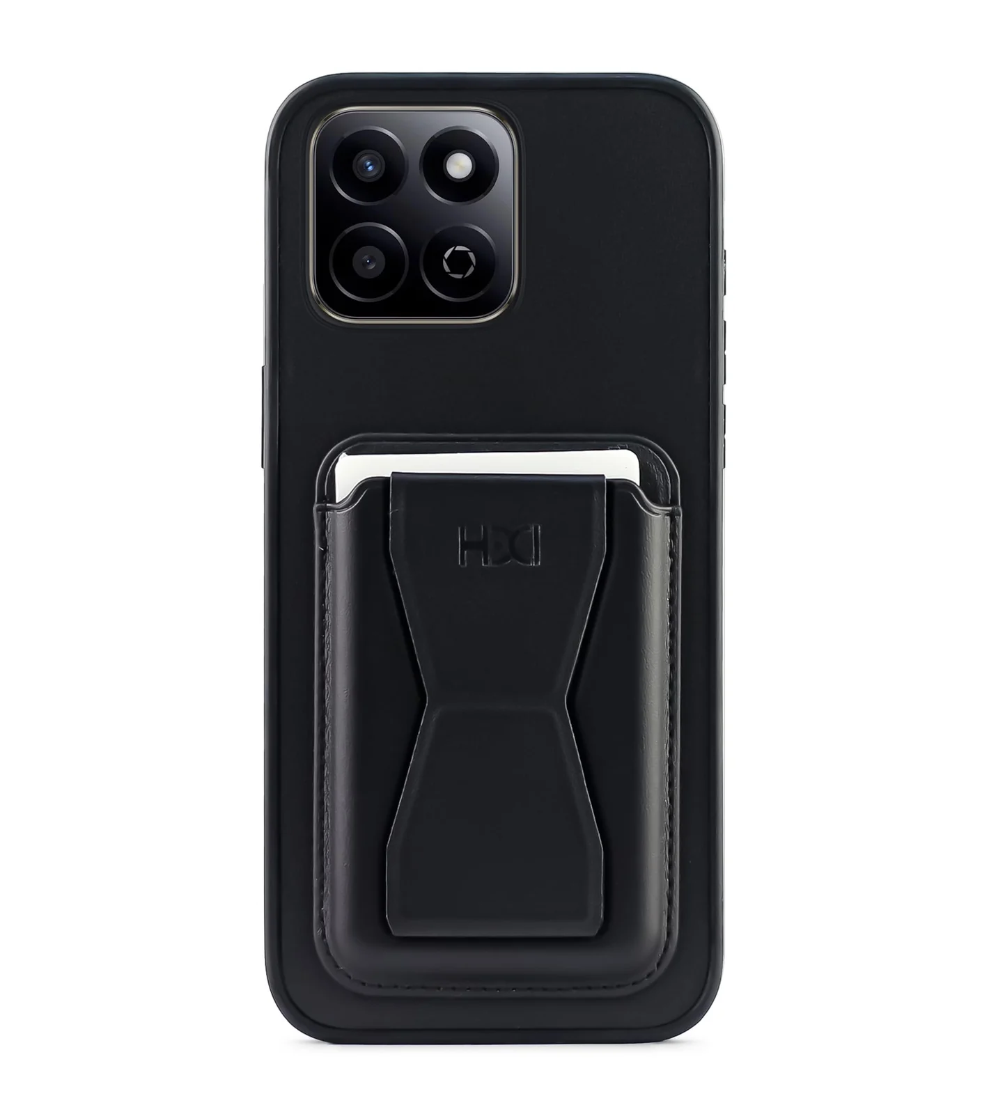 DL3 Mobilak Leather Wallet Case Compatible with Honor X7C, Leather Back Cover With TPU Frame, Shockproof Protective Phone Case with Card Holder Stand