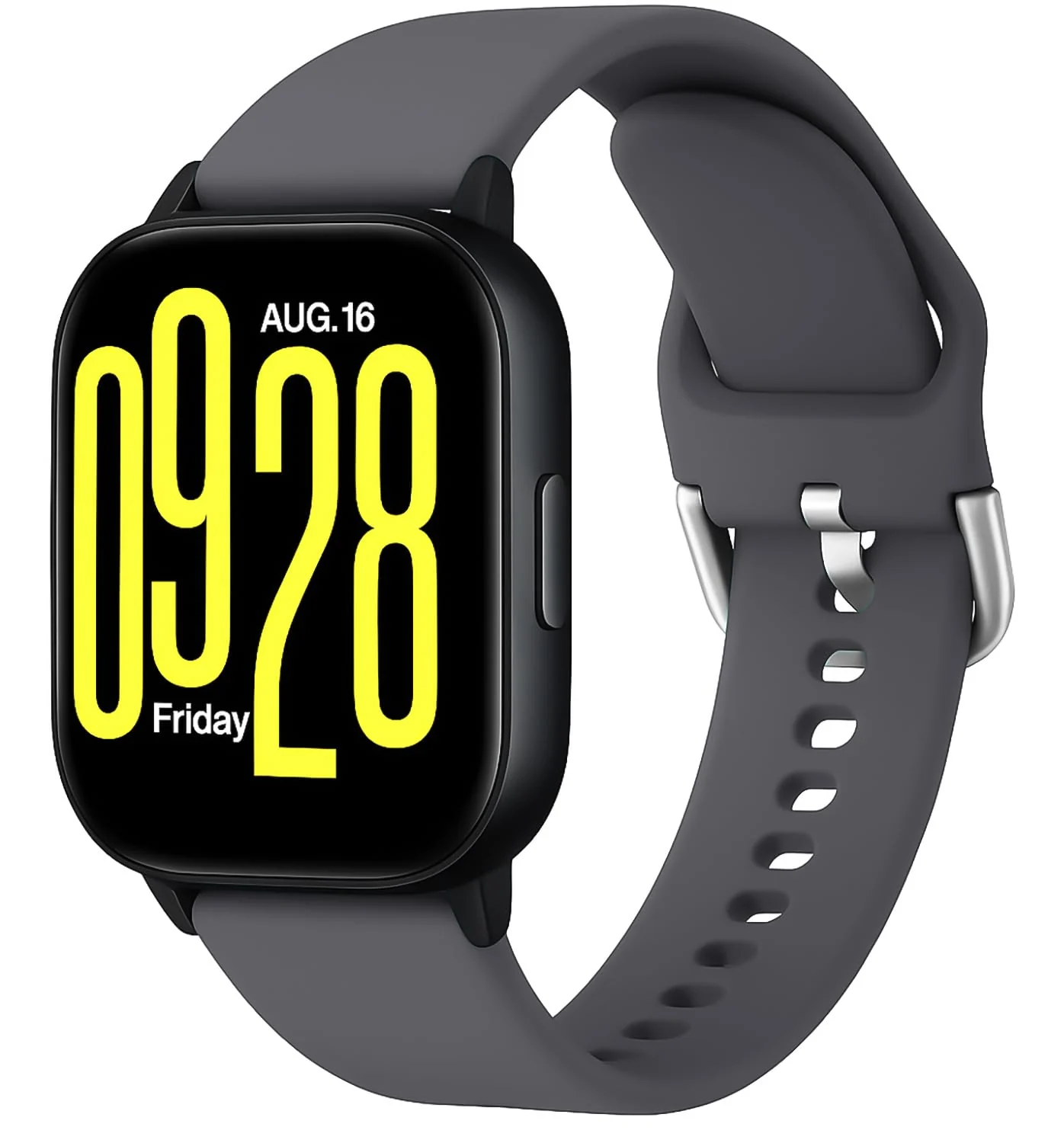 DL3 Mobilak Straps Compatible with Xiaomi Redmi Watch 5 Active/Redmi Watch 5 Lite Bracelet, 22mm Soft Silicone Replacement Band Sports Strap Wristbands [Wear-resistant] [breathable] - Space Gray